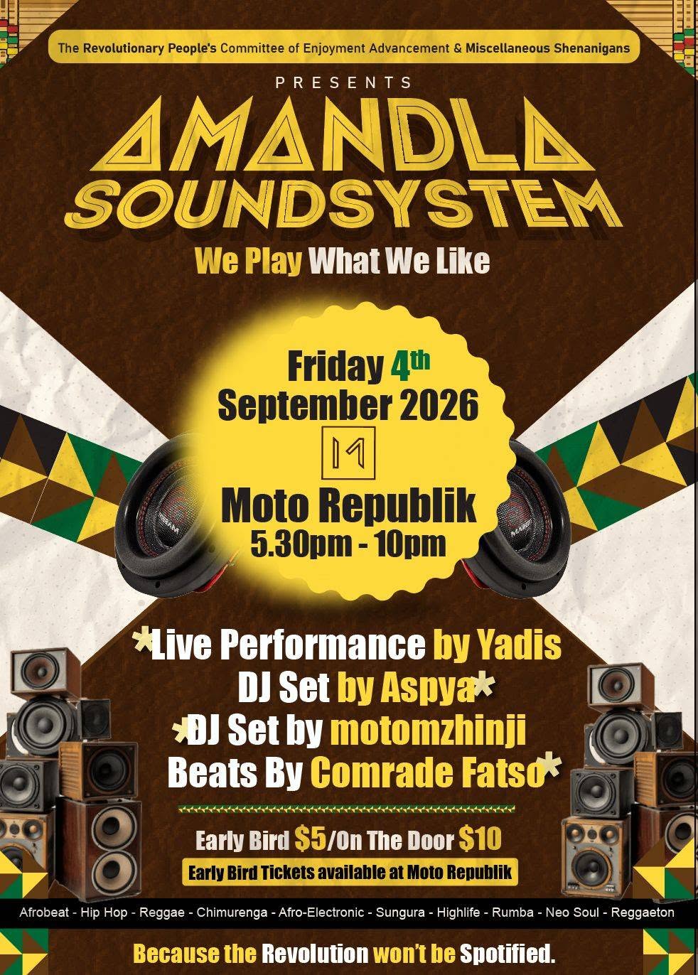Amandla Soundsystem Vol. III