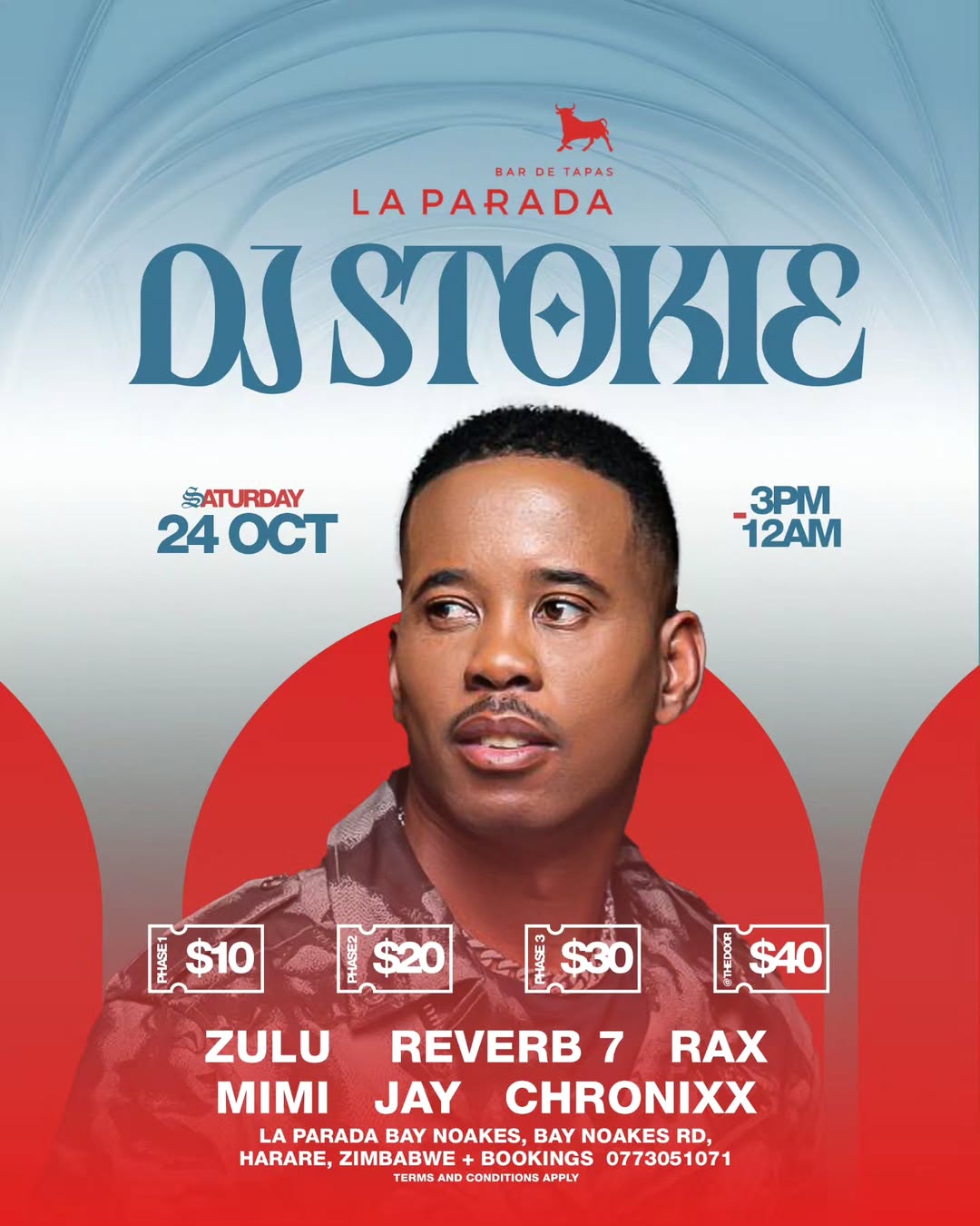 Poster: DJ Stokie at La Parada