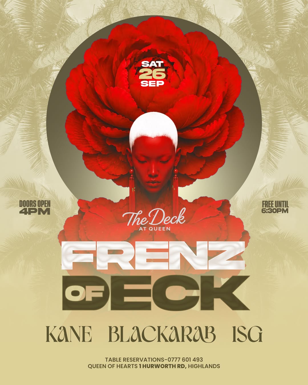 Poster: Frenz Of Deck: The Deck at Queen