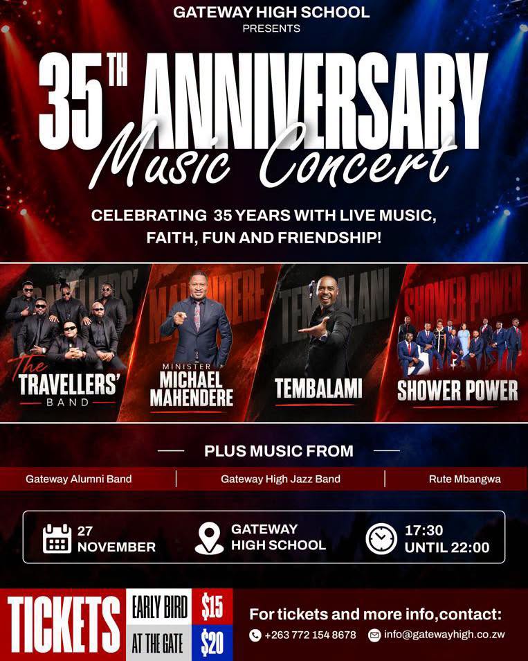 Poster: Gateway 35th Anniversary Music Concert