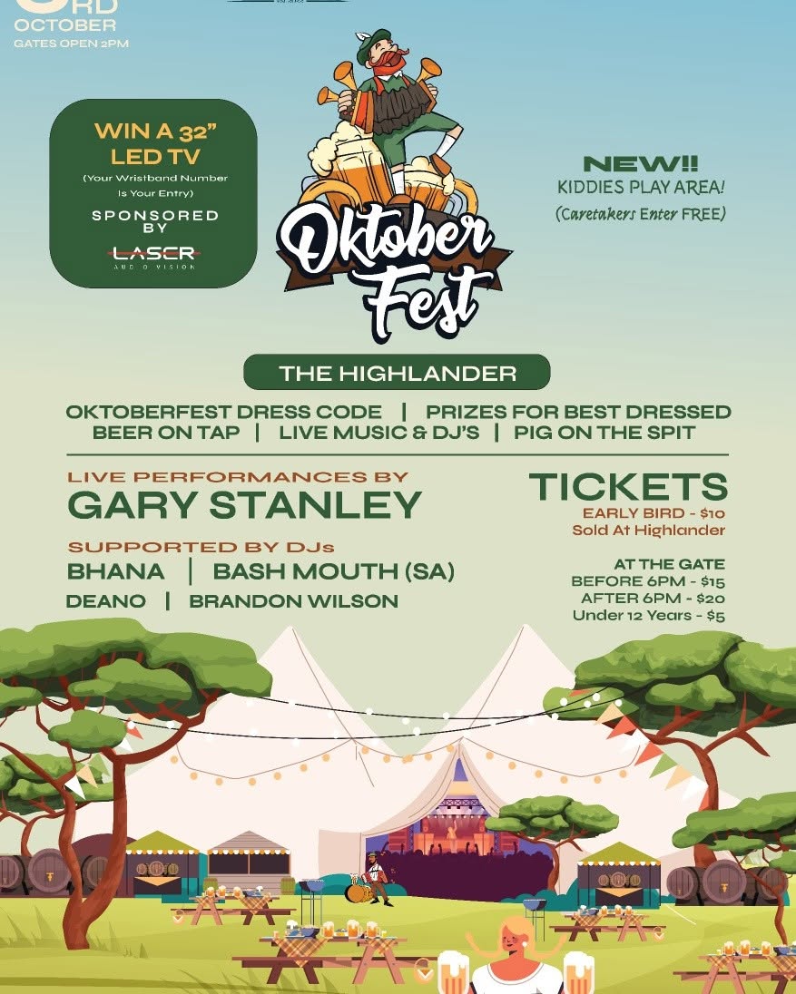 Poster: Oktoberfest at Highlander