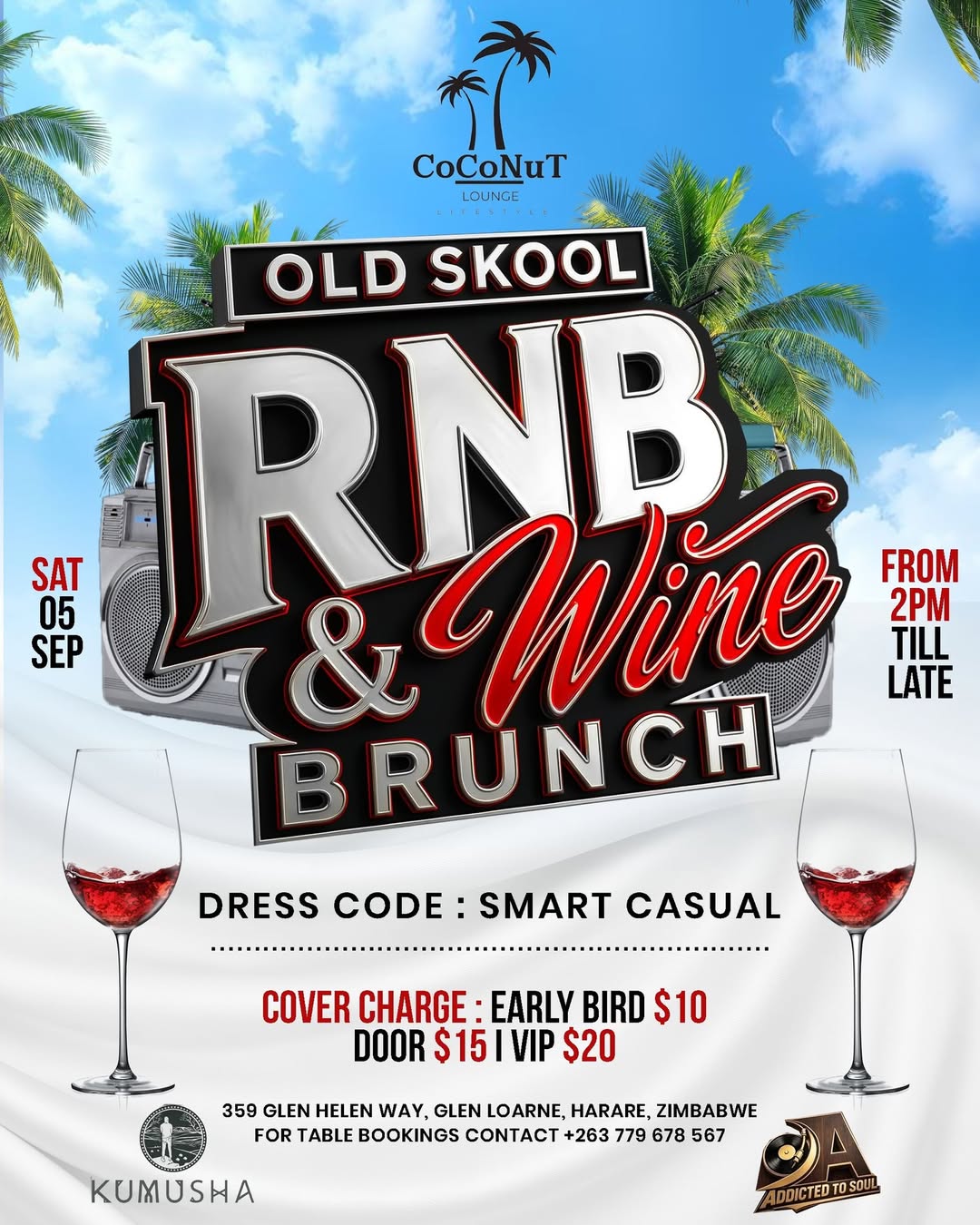 Old Skool RnB & Wine Brunch